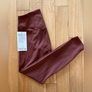 NWT Lululemon Wunder Under SmoothCover HR Tight 25” Ancient Copper Size 6